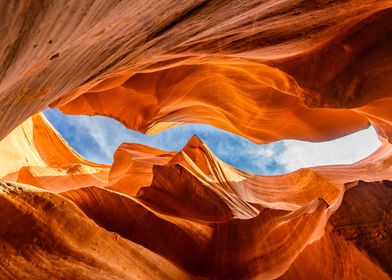 Antelope Canyon Sky