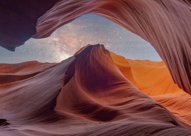 Antelope Canyon in the Navajo Reservation near Page, Arizona USA