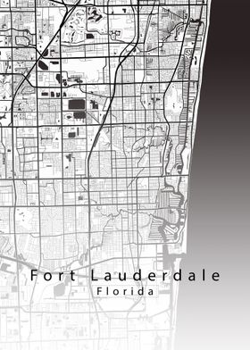 Fort Lauderdale City Map