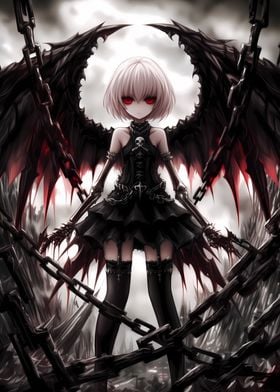 Dark Angel Anime Girl