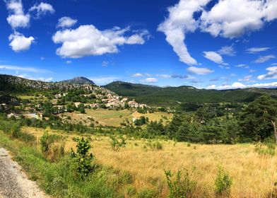 French Countryside Village Trigance Verdon