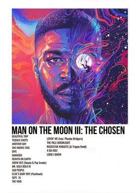 Kid Cudi Man on the Moon III Poster