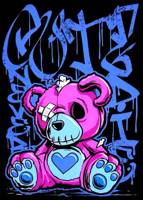 Graffiti Teddy Bear