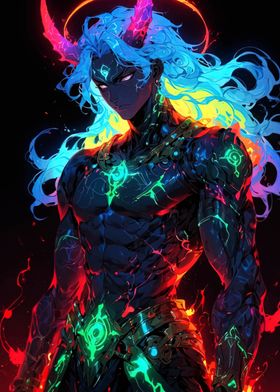 Neon Demon Warrior