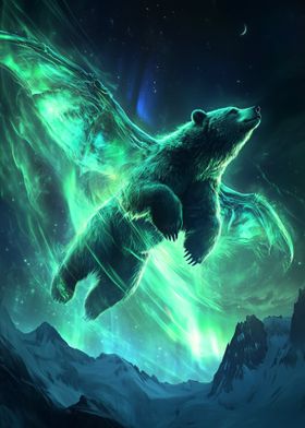 Aurora Bear Soaring