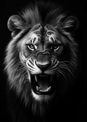 Roaring Lion Portrait