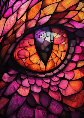 Dragon Eye Stained Glass