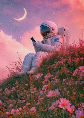 Astronaut Flower 