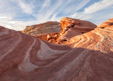 Striped Sandstone Formations