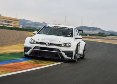 VW Golf TCR Race Car