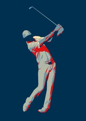 Golf Swing Illustration