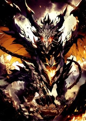 Dark Dragon Illustration