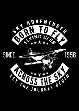 Born to Fly Aviation Logo