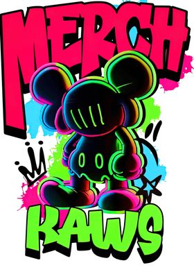 Kaws Merch Graphic