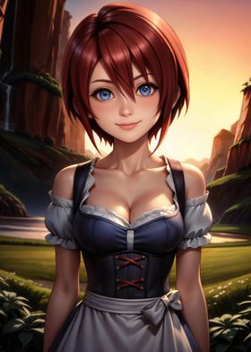 Kairi in Dirndl