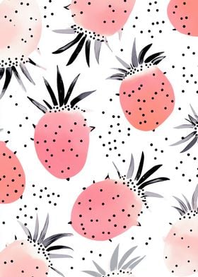 Pink Fruit Pattern