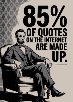 Abraham Lincoln Quote Poster