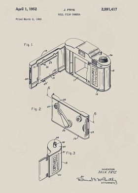 Roll Film Camera Patent