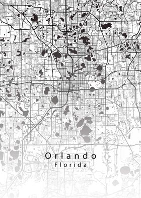 Orlando Florida City Map