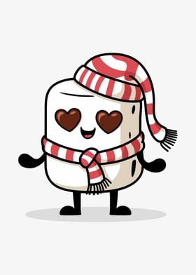 Cute Marshmallow Character