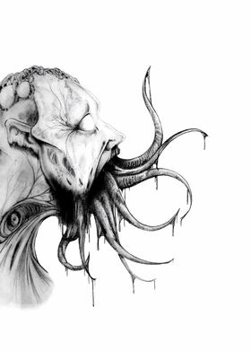 Horror Creature Drawing