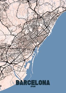 Barcelona City Map