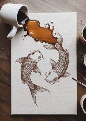 Koi Fish Coffee 