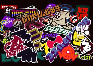 Sticker Bomb Collage