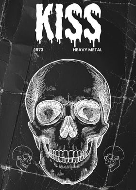 KISS Heavy Metal Skull