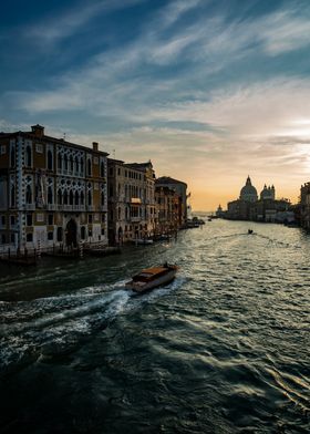 Venice Canal Sunset