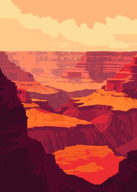 Grand Canyon Illustration