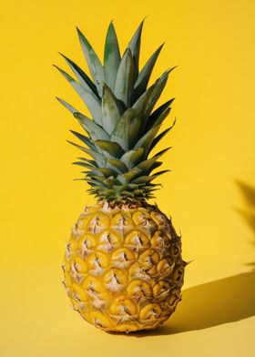 Pineapple on Yellow