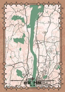 Hyde Park, New York Map