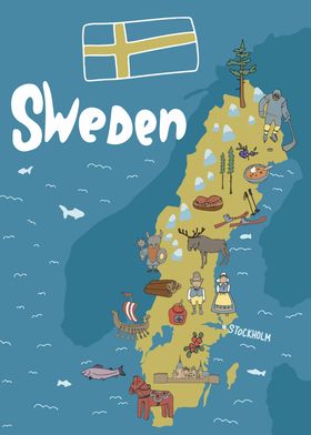 Sweden Map