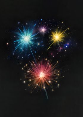 Colorful Fireworks