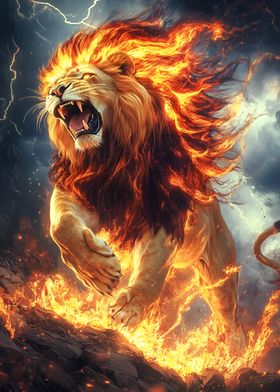 Fiery Lion