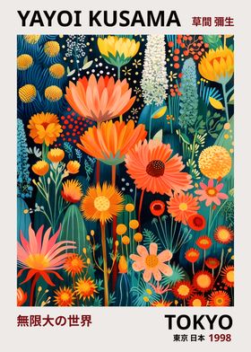 Yayoi Kusama Flower Art