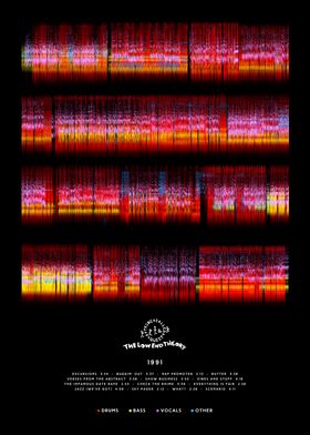 A Tribe Called Quest - The Low End Theory (1991) - Linear split Album style (Black)