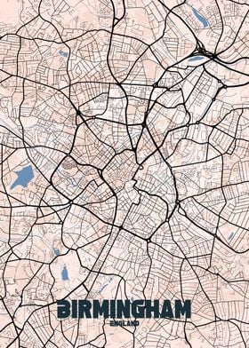 Birmingham City Map