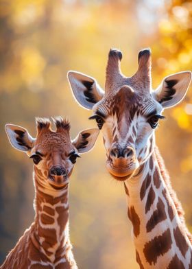 Giraffe Family Portrait