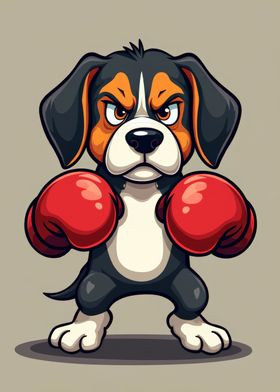 Boxing Beagle