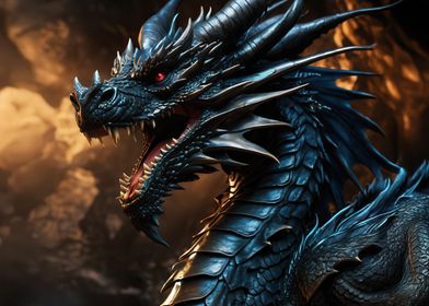 Black Dragon Portrait