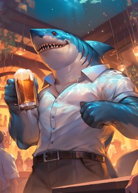 Shark in a Bar