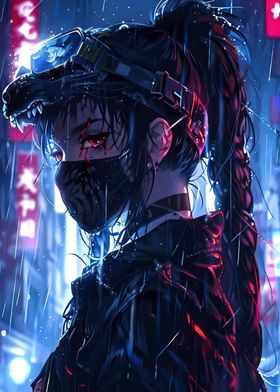 Cyberpunk Anime Girl