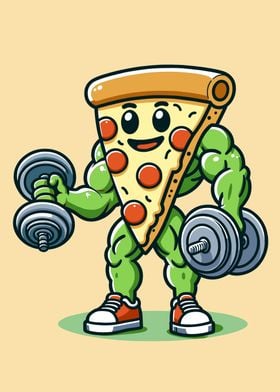 Pizza Lifting Weights