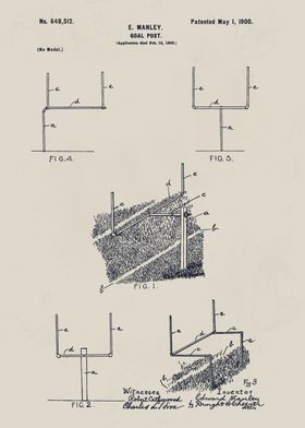 Goal Post Patent Drawing