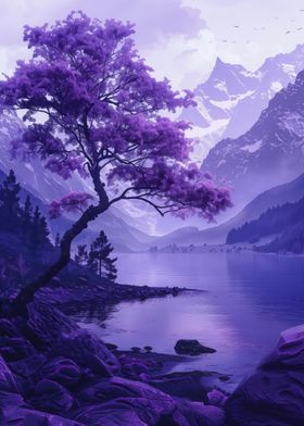 Purple Nature View