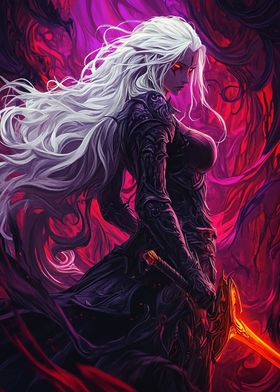 Dark Fantasy Warrior Woman