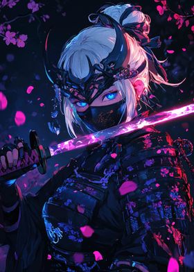 Cyberpunk Samurai Girl