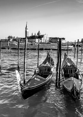 Gondolas in Venice